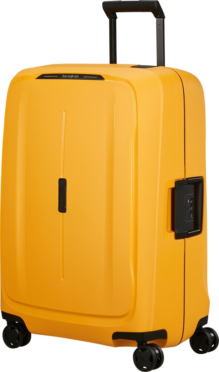 vacature ga zo door ga sightseeing Samsonite middenmaat Reiskoffer - Essens Spinner 69 - Radiant Yellow -  Cargotravelshop.nl