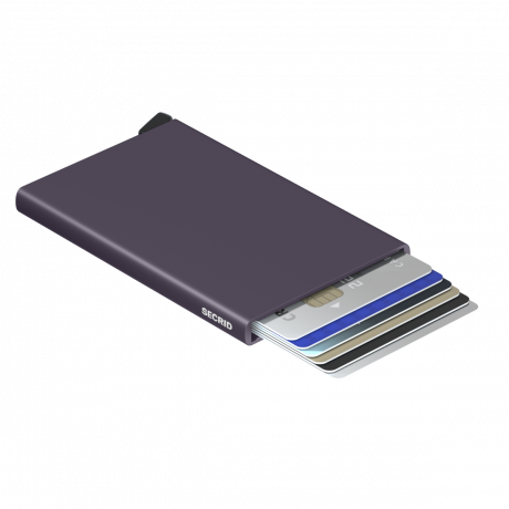 Secrid Secrid Cardprotector Dark Purple  uitschuifbare pasjes bescherming pasjeshouder