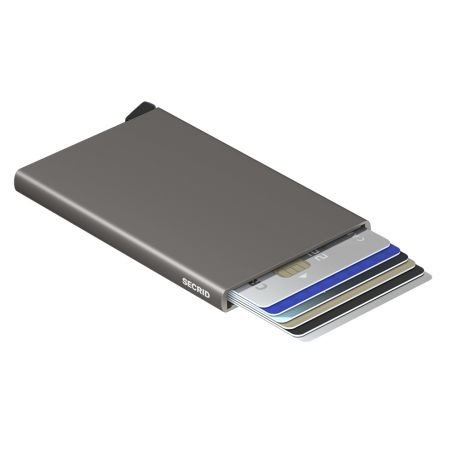 Secrid Secrid Cardprotector Earth Grey  uitschuifbare pasjes bescherming pasjeshouder