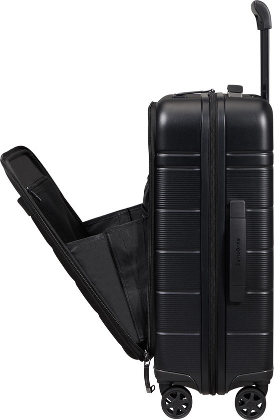 Samsonite Samsonite Neopod Spinner 55 Exp. - Midnight Blue - Harde handbagagekoffer met voorvak