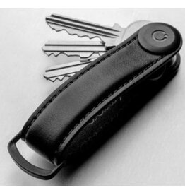 Orbitkey Orbitkey Key Organizer - Leather Black - Premium Leren sleutelhouder