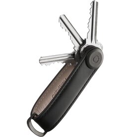 Orbitkey Orbitkey Key Organizer - Leather Black - Premium Leren sleutelhouder