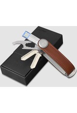 Orbitkey Orbitkey Key Organizer -  Leather Cocoa Rose - Premium Leren sleutelhouder