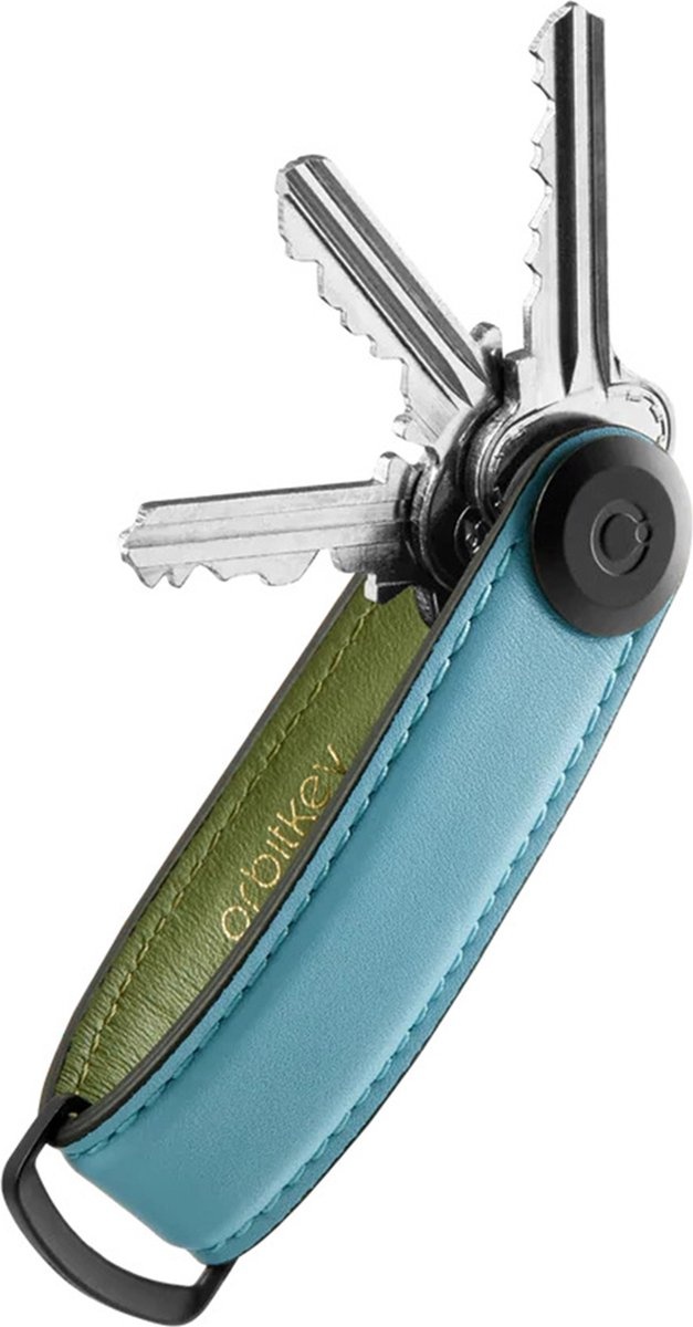 Orbitkey Orbitkey Key Organizer -  Leather Sea Foam - Premium Leren sleutelhouder