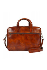 Tony Perotti Tony Perotti Italiaans leren 1 vaks laptoptas - Van Gogh - Cognac