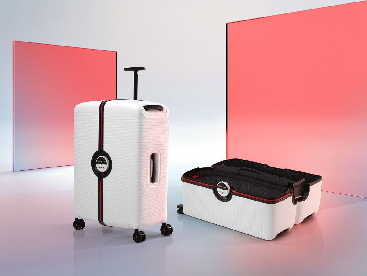 Samsonite Samsonite Reiskoffer - Ibon Spinner 76 - Off White