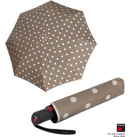 Knirps Knirps T-205 M Duomatic Windproof Paraplu - Dot Art Taupe