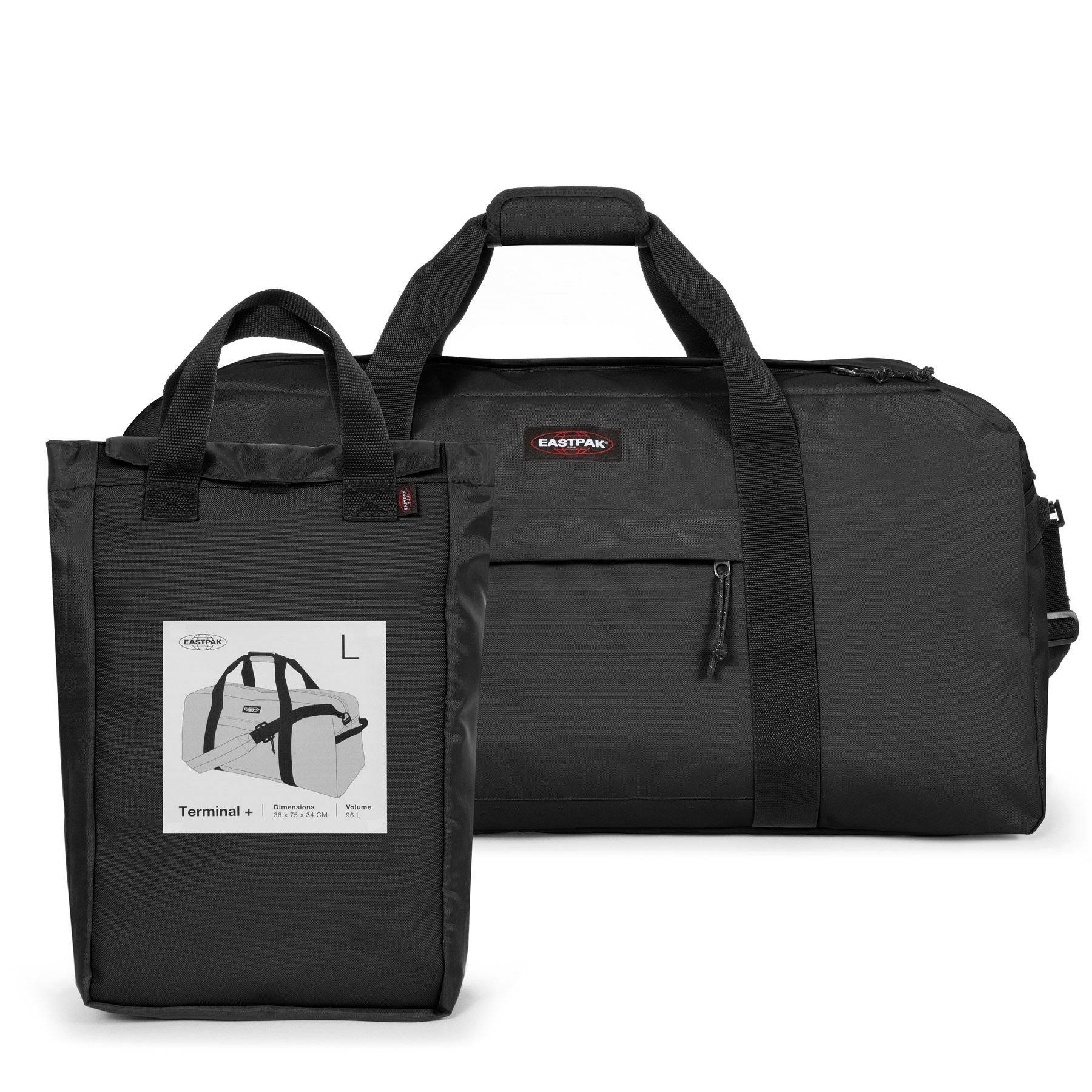 Eastpak Eastpak Terminal+ Reistas / Weekendtas / Sporttas - Black