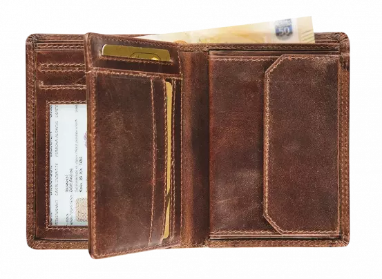 Maverick  Maverick The Original leren hoog model Billfold RFID protected - 13CC