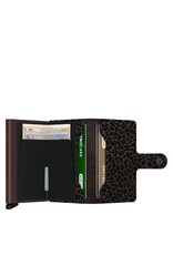 Secrid Secrid Mini Wallet Leo Brown pasjeshouder portemonnee luipaardprint