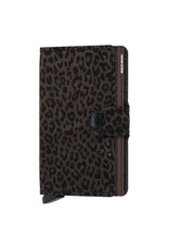 Secrid Secrid Mini Wallet Leo Brown pasjeshouder portemonnee luipaardprint