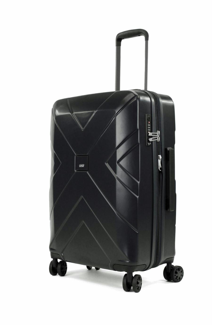 Oistr Denver - Middenmaat Reiskoffer - 64 cm - Black