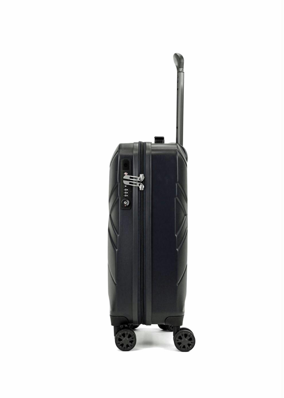 Oistr Denver - Handbagage Reiskoffer - 55 cm - Black