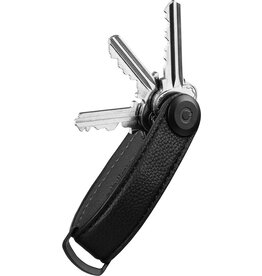 Orbitkey Orbitkey Key Organizer - Pebbled Leather caviar - Premium Leren sleutelhouder