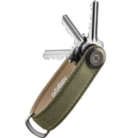 Orbitkey Orbitkey Key Organizer - Waxed Canvas Khaki Green - Premium  sleutelhouder