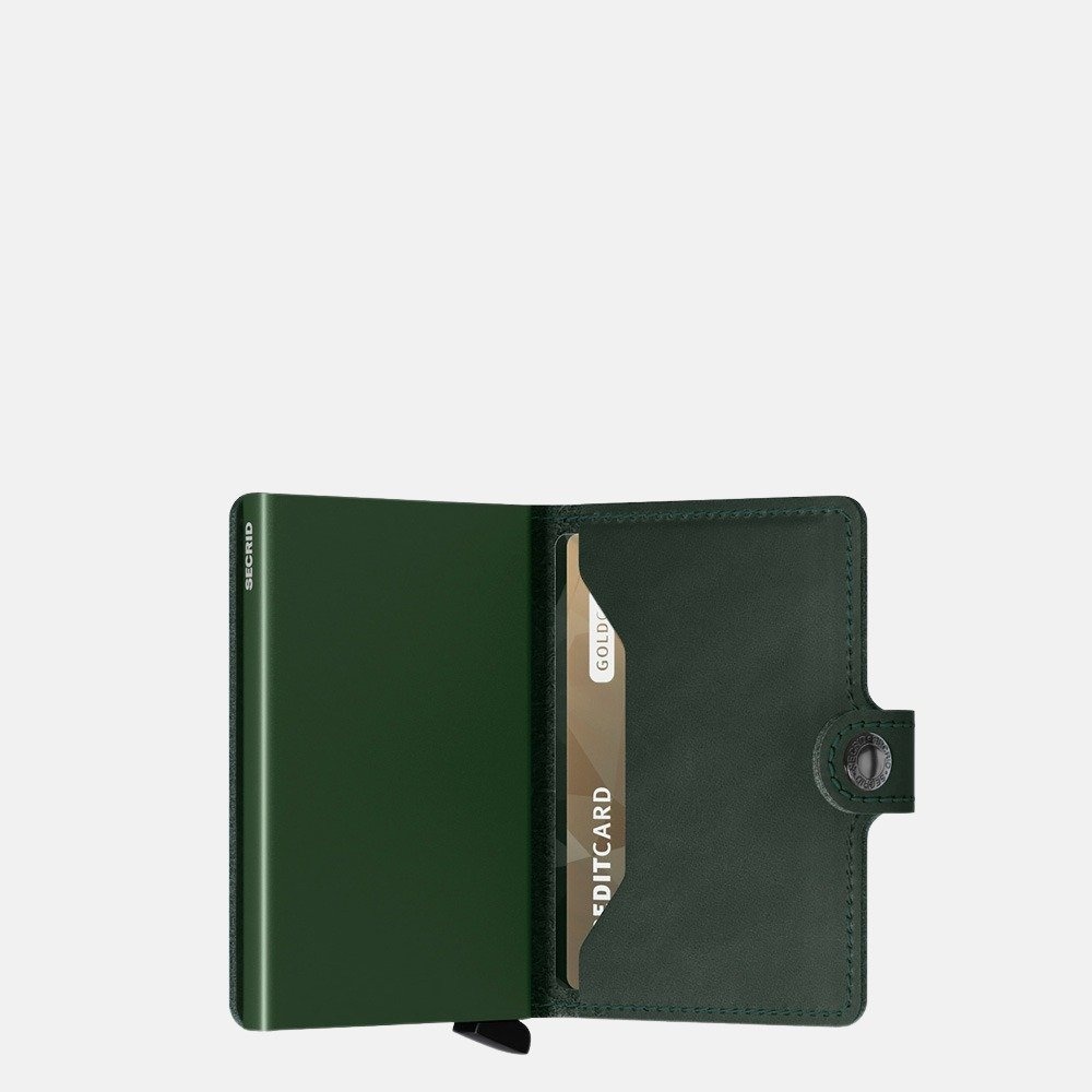 Secrid Secrid Mini Wallet Original Green pasjeshouder portemonnee