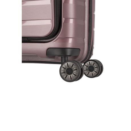 Travelite Travelite Air Base Spinner 55 - harde handbagagekoffer met voorvak - Flieder