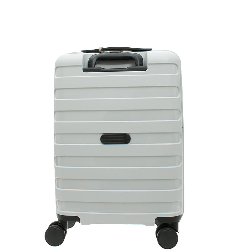 Davidt's Round Trip Spinner 55 handbagagetrolley - Zilver grijs