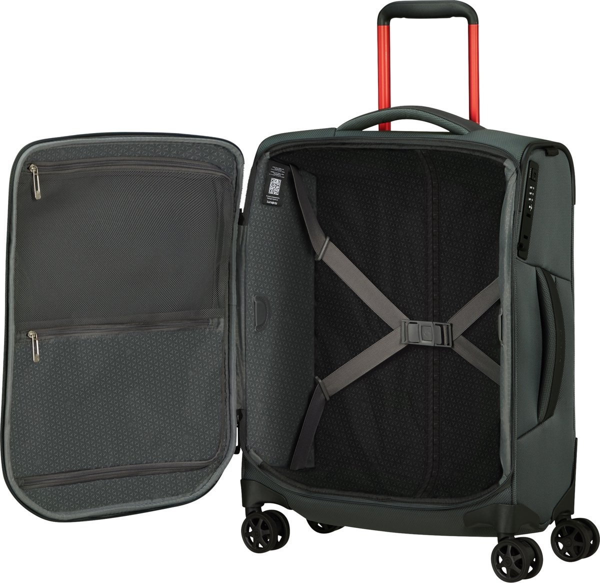 Samsonite Samsonite Respark Spinner 55/20 - handbagagekoffer  - Black Sport