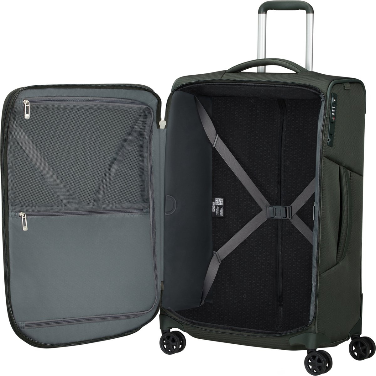 Samsonite Samsonite Respark Spinner 67 - middenmaat koffer - Forest Green