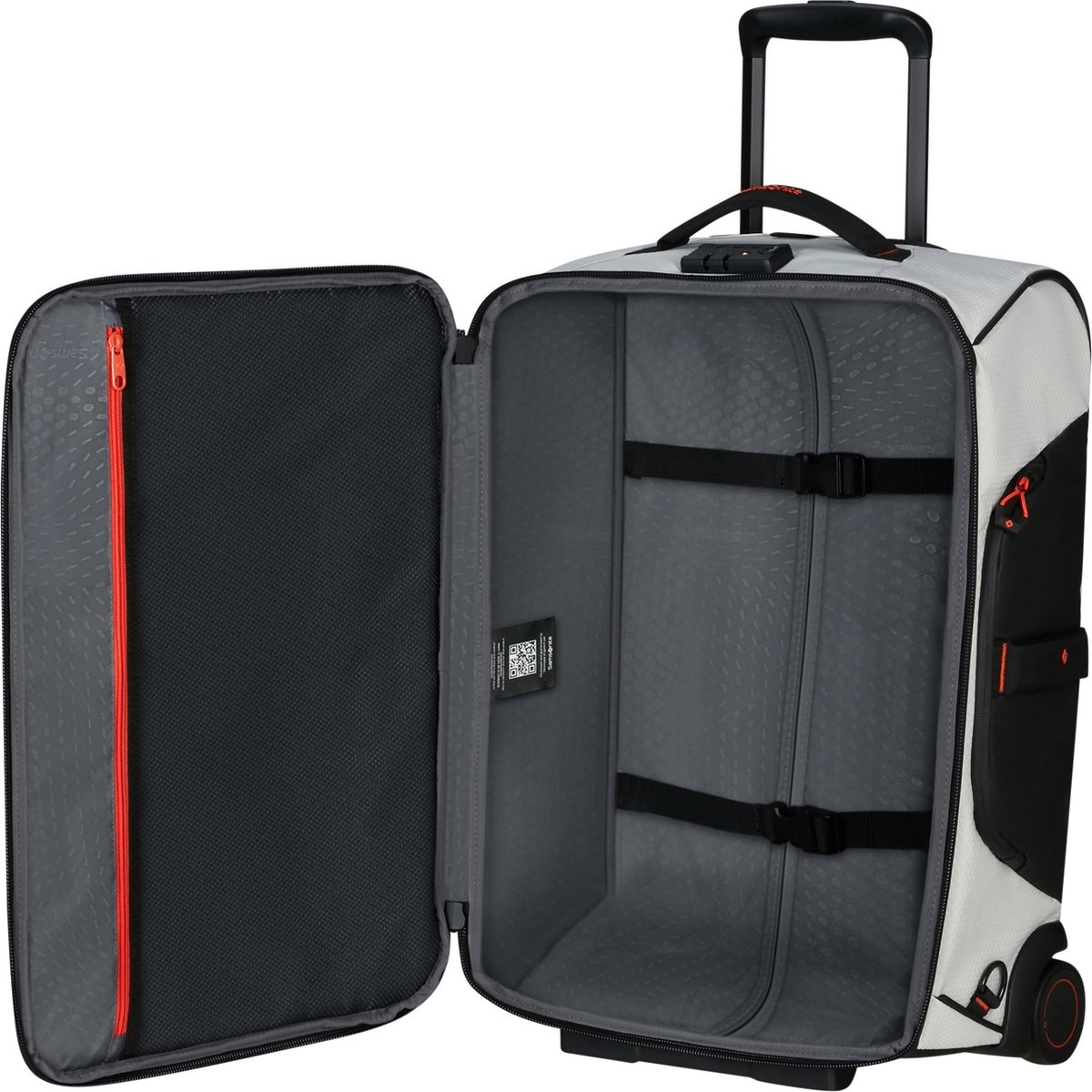 Samsonite Samsonite Ecodiver Duffel Rugzak met wielen 55/20 Cloud White