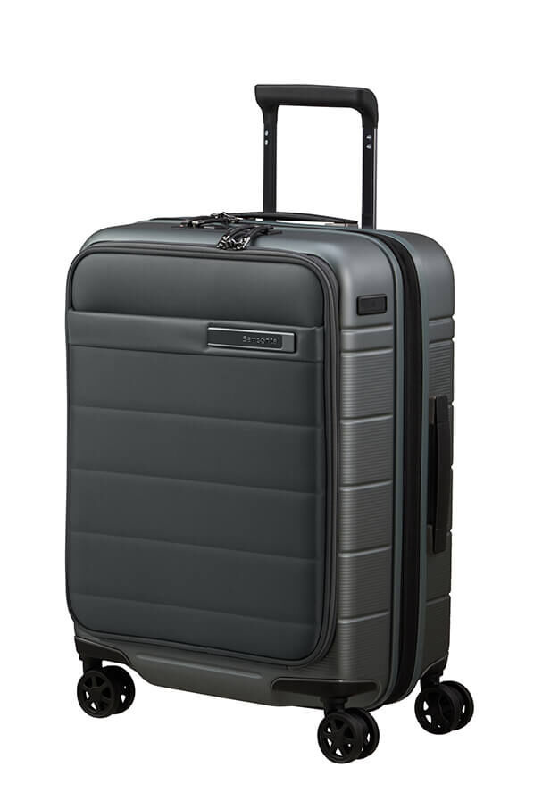 Samsonite Samsonite Neopod Spinner 55 Exp. - Sage Khaki - Harde handbagagekoffer met voorvak