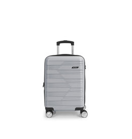 Gabol Gabol Handbagage Reiskoffer - Uyiko - Spinner 55 / 35 cm uitbreidbaar - Zilver