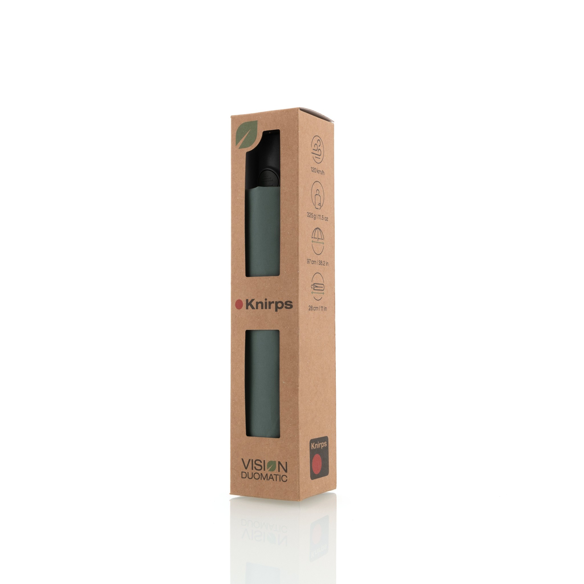 Knirps Knirps Vision Duomatic Paraplu – Duurzaam & Windproof – Zwart | Cargo Arnhem