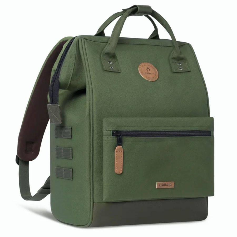 Cabaia Cabaia Adventurer Medium school rugzak 13" laptopvak - Seoul Kaki