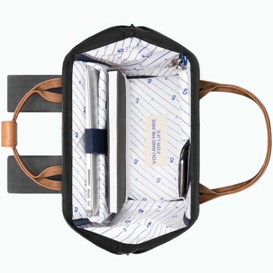 Cabaia Cabaia Adventurer Medium school rugzak 13" laptopvak - London grijs