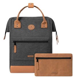 Cabaia Cabaia Adventurer Medium school rugzak 13" laptopvak - London grijs