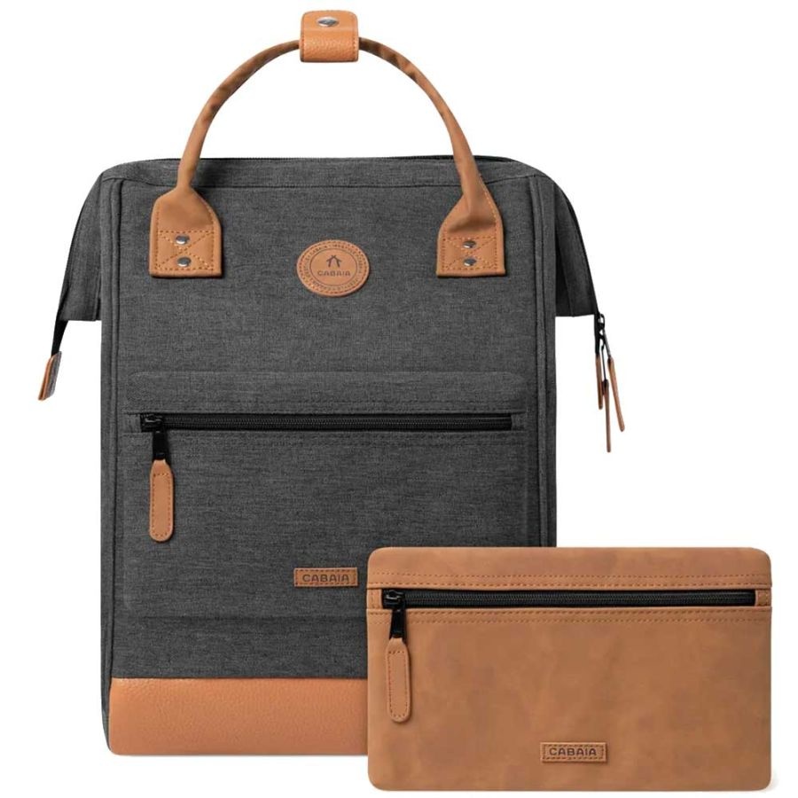 Cabaia Cabaia Adventurer Medium school rugzak 13" laptopvak - London grijs
