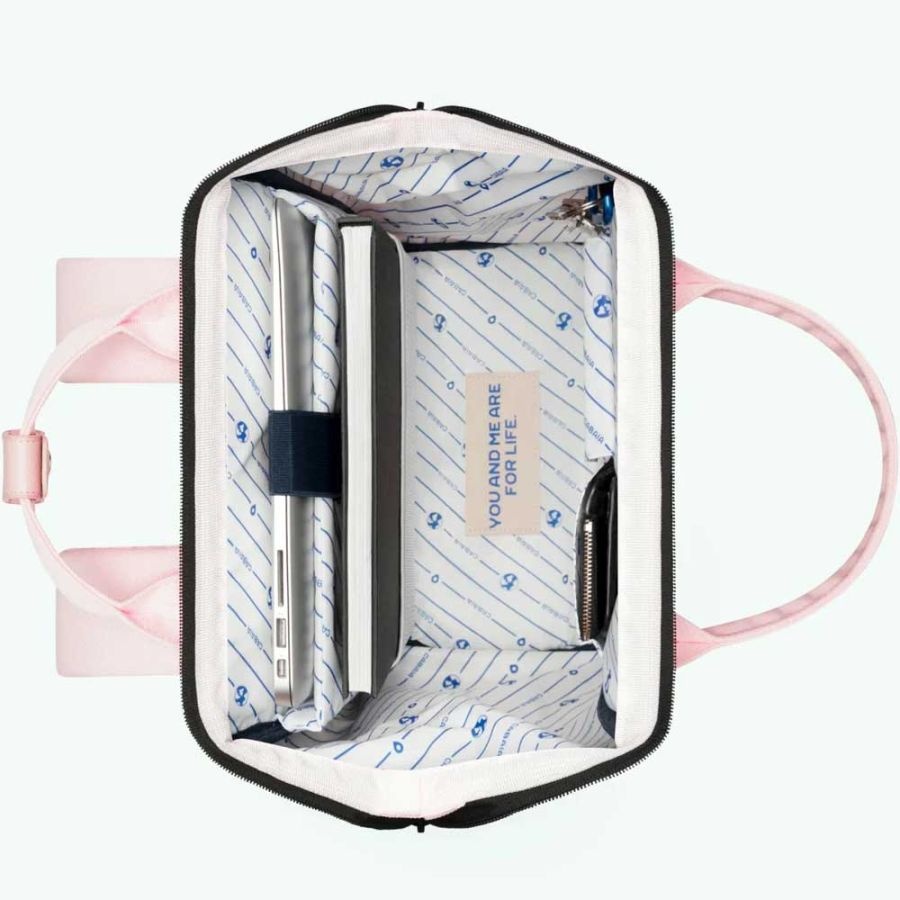 Cabaia Cabaia Adventurer Medium school rugzak 13" laptopvak - Hanoi Light Pink