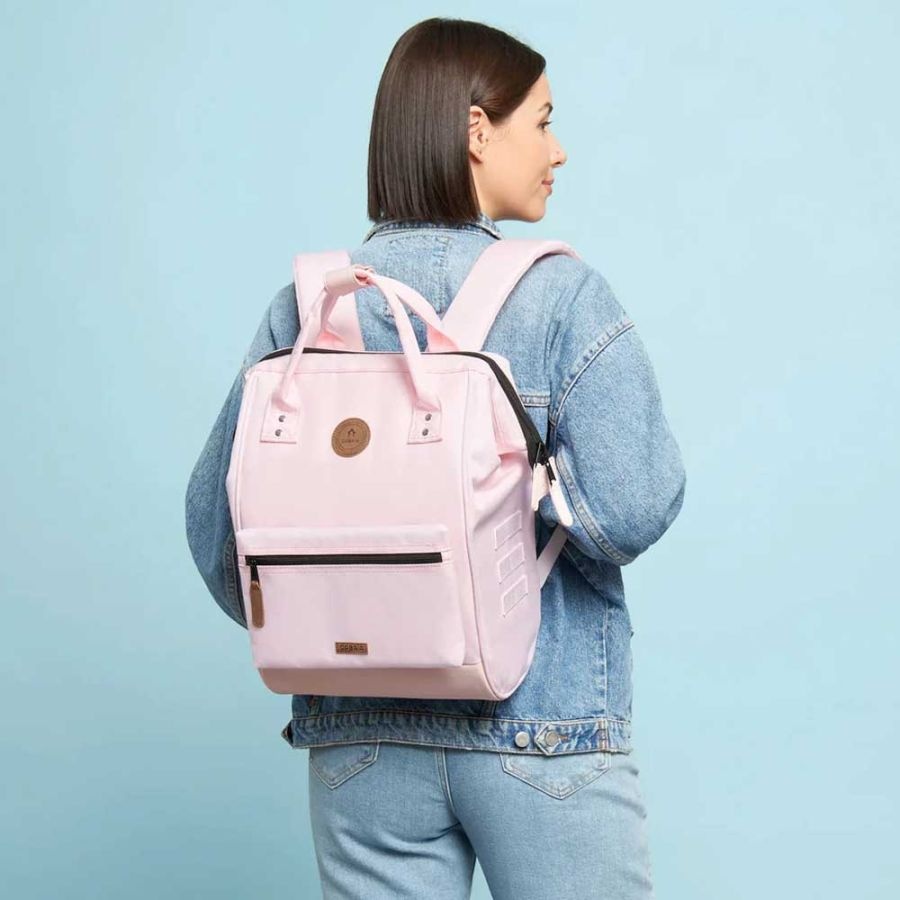 Cabaia Cabaia Adventurer Medium school rugzak 13" laptopvak - Hanoi Light Pink