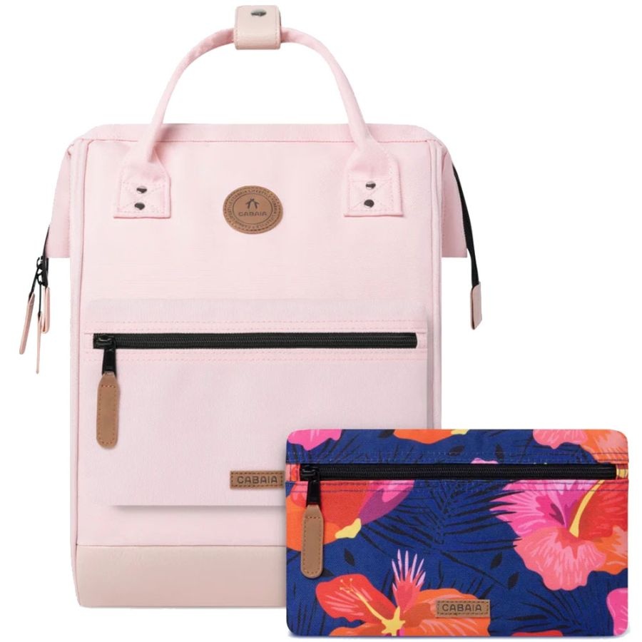 Cabaia Cabaia Adventurer Medium school rugzak 13" laptopvak - Hanoi Light Pink