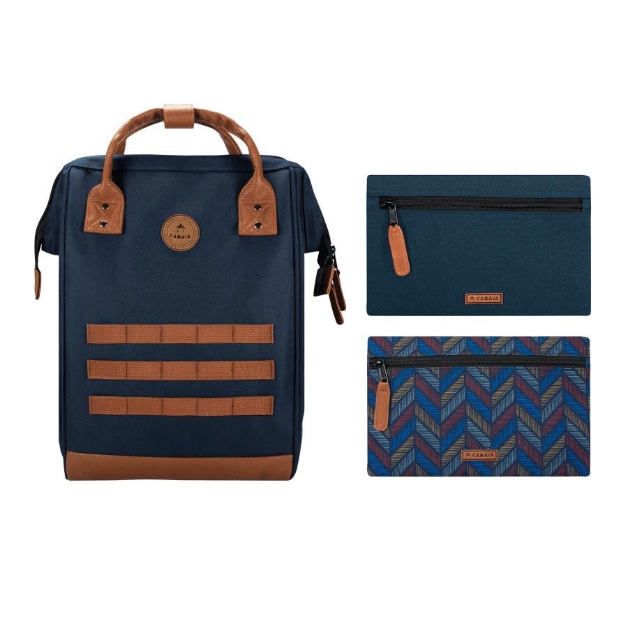 Cabaia Cabaia Adventurer Medium school rugzak 13" laptopvak - Chicago Navy