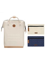 Cabaia Cabaia Adventurer Large school rugzak 15" laptopvak - Cape Town Creme