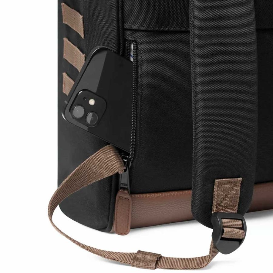 Cabaia Cabaia Adventurer Large school rugzak 15" laptopvak - Zwart Managua