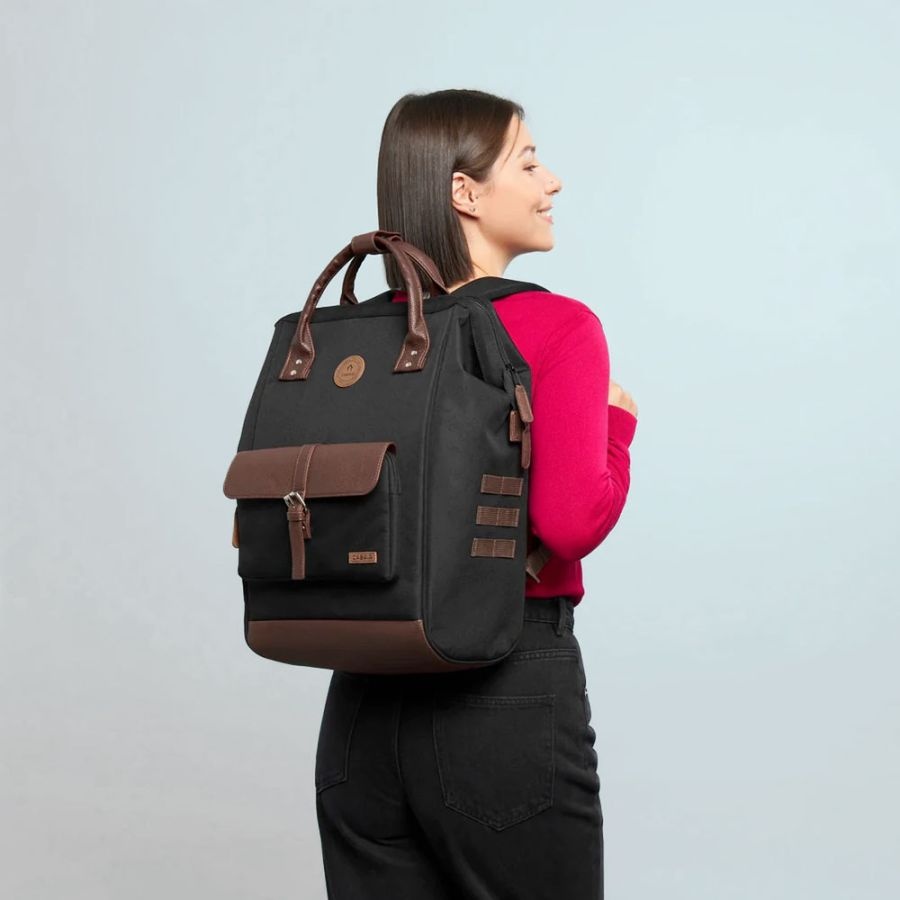 Cabaia Cabaia Adventurer Large school rugzak 15" laptopvak - Zwart Managua