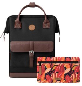 Cabaia Cabaia Adventurer Large school rugzak 15" laptopvak - Zwart Managua