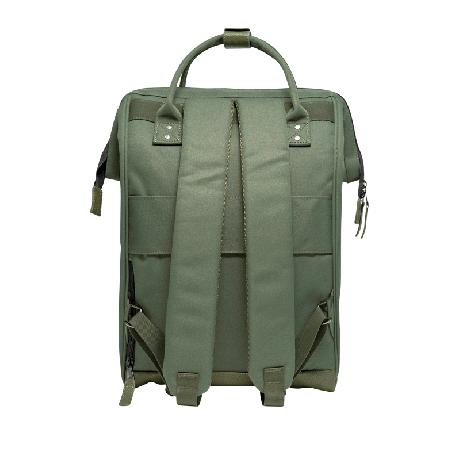 Cabaia Cabaia Adventurer Large school rugzak 15" laptopvak - Seoul Kaki
