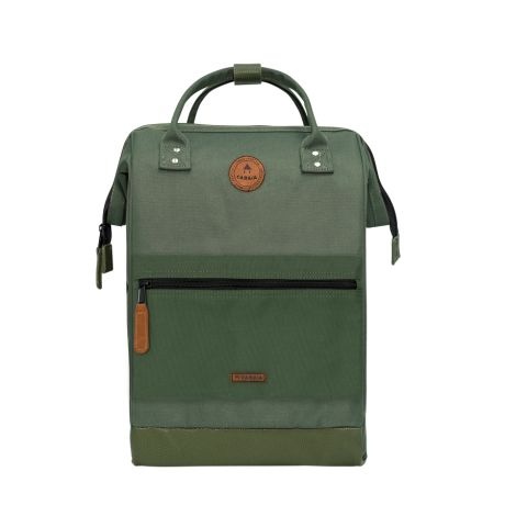 Cabaia Cabaia Adventurer Large school rugzak 15" laptopvak - Seoul Kaki