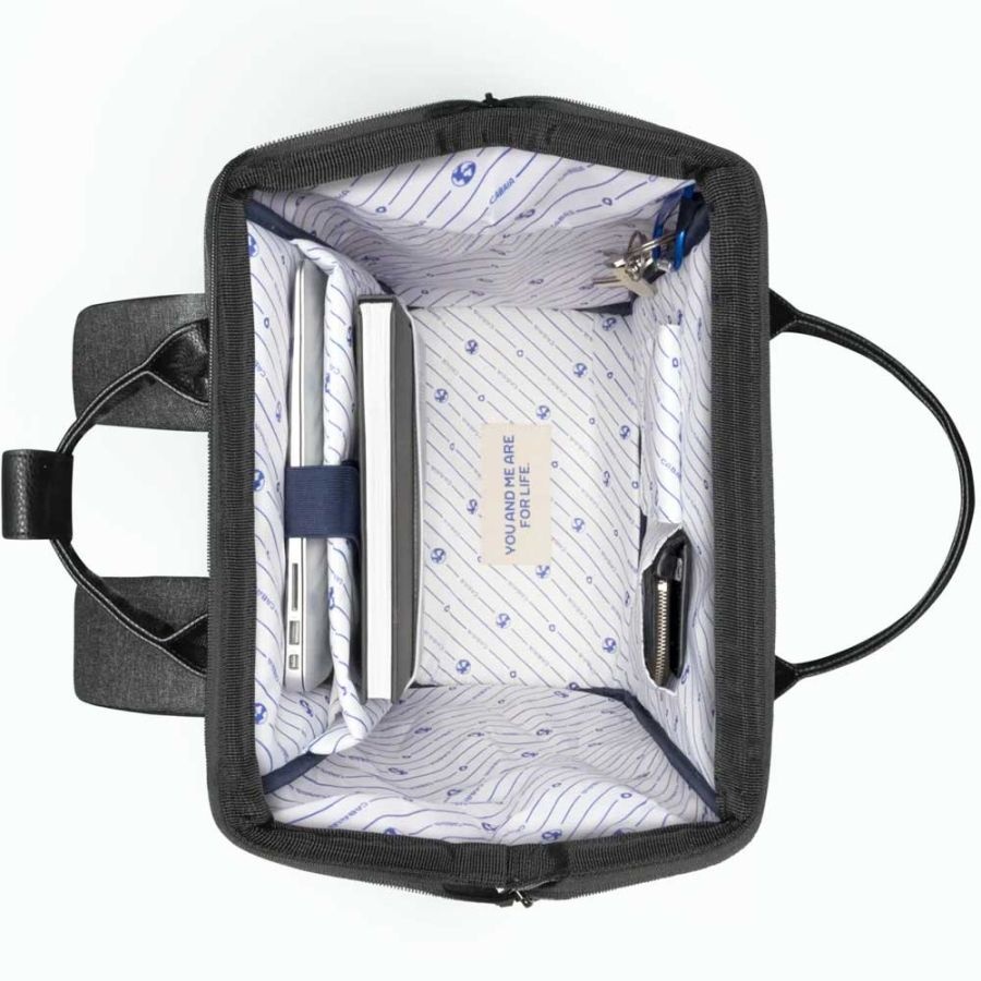 Cabaia Cabaia Adventurer Large school rugzak 15" laptopvak - Dark Grey Luxemburg