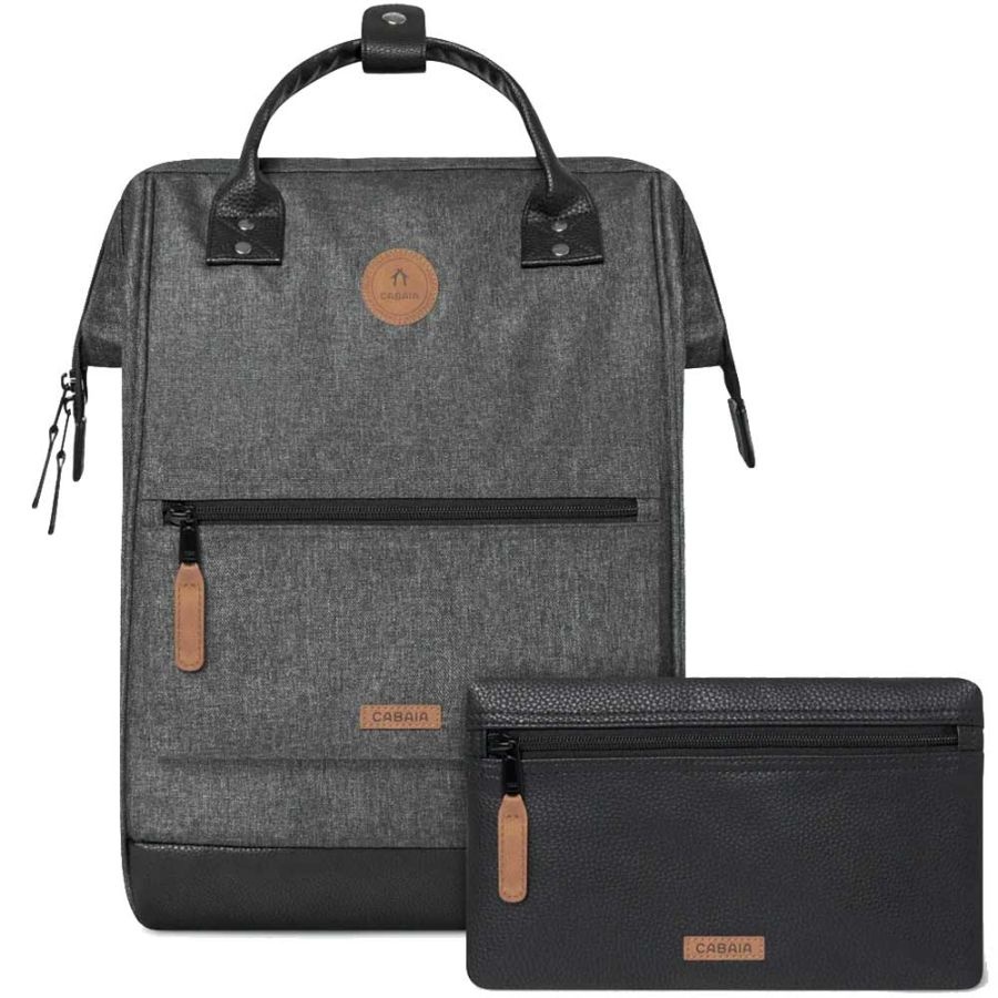 Cabaia Cabaia Adventurer Large school rugzak 15" laptopvak - Dark Grey Luxemburg