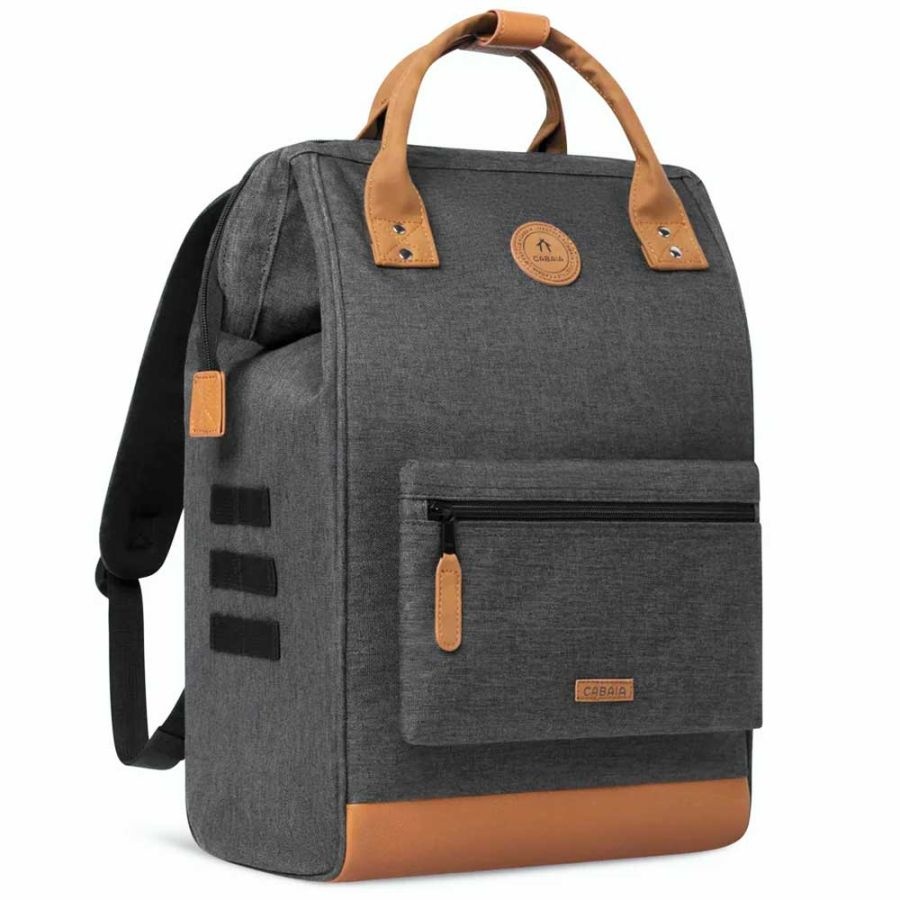 Cabaia Cabaia Adventurer Large school rugzak 15" laptopvak - London Grey