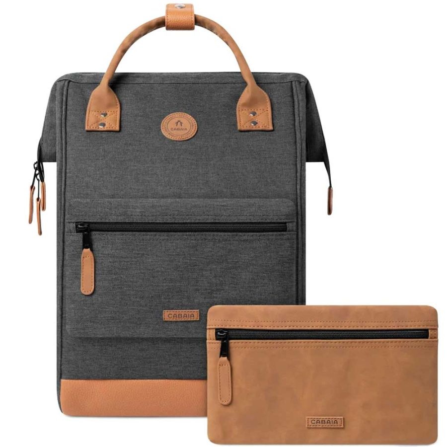 Cabaia Cabaia Adventurer Large school rugzak 15" laptopvak - London Grey