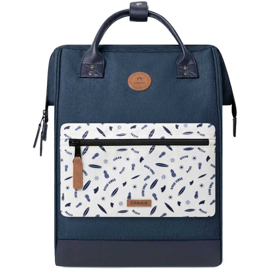 Cabaia Cabaia Adventurer Large school rugzak 15" laptopvak - Port Antonio Blauw