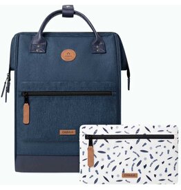 Cabaia Cabaia Adventurer Large school rugzak 15" laptopvak - Port Antonio Blauw