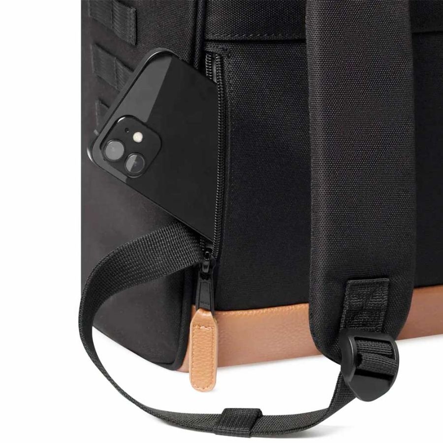 Cabaia Cabaia Adventurer Large school rugzak 15" laptopvak - Keulen Zwart
