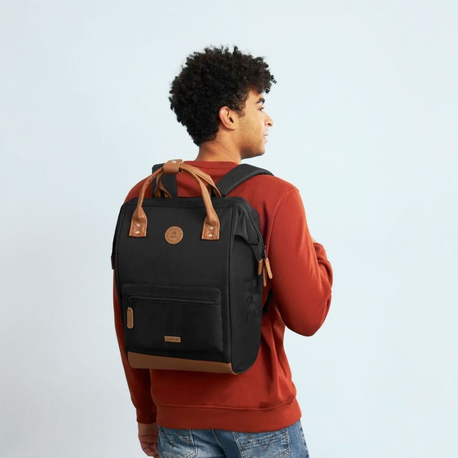 Cabaia Cabaia Adventurer Large school rugzak 15" laptopvak - Keulen Zwart